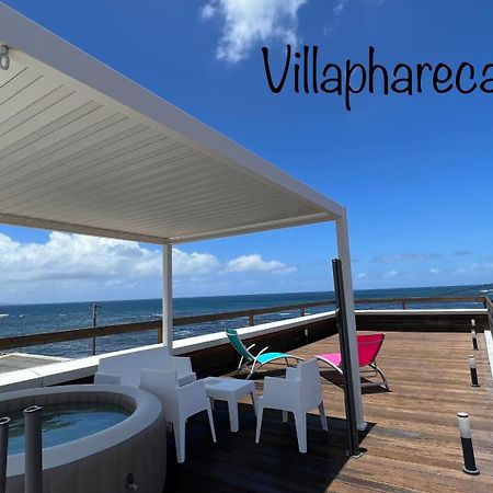 Villa Phare Caraibes Guadeloupe - Rooftop Jacuzzi & Ocean View Le Moule Bagian luar foto