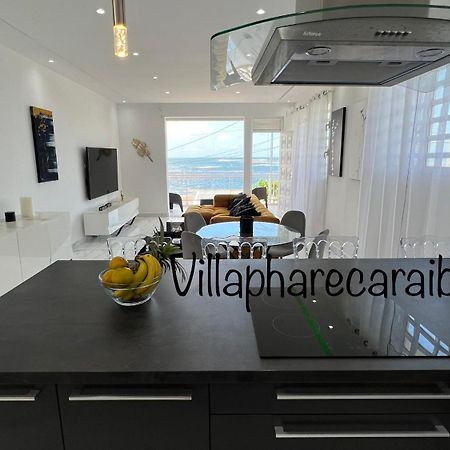 Villa Phare Caraibes Guadeloupe - Rooftop Jacuzzi & Ocean View Le Moule Bagian luar foto