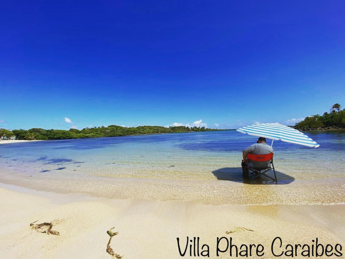 Villa Phare Caraibes Guadeloupe - Rooftop Jacuzzi & Ocean View Le Moule Bagian luar foto