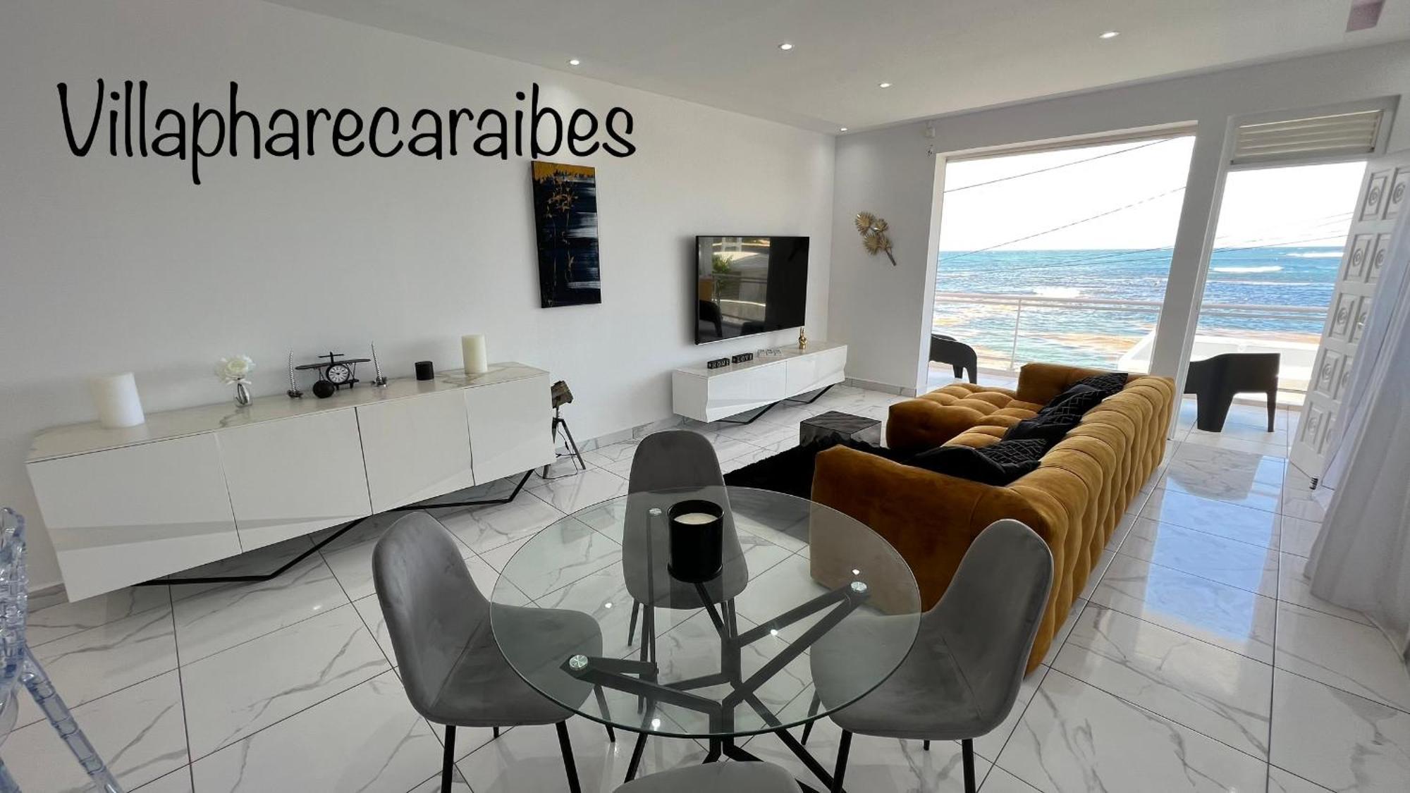 Villa Phare Caraibes Guadeloupe - Rooftop Jacuzzi & Ocean View Le Moule Bagian luar foto